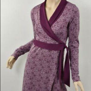 Athleta purple dress with long sleeve dress